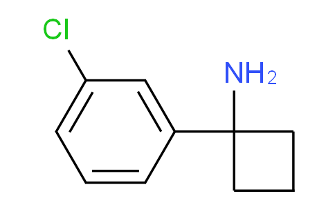 CAS No. 158943-22-7, 1-(3-Chlorophenyl)cyclobutanamine
