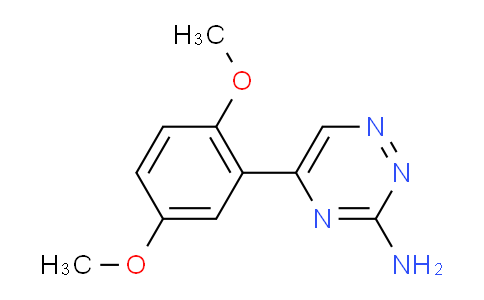 CAS No. 1094296-84-0, 5-(2,5-Dimethoxyphenyl)-1,2,4-triazin-3-amine