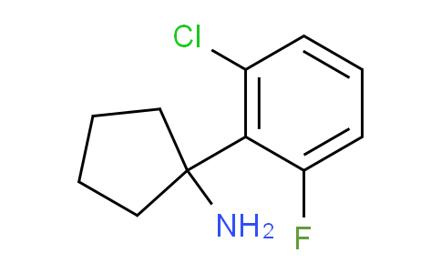 CAS No. 1094442-17-7, 1-(2-Chloro-6-fluorophenyl)cyclopentanamine