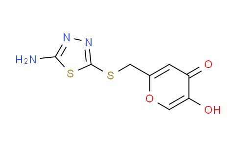 CAS No. 1094533-93-3, 2-(((5-Amino-1,3,4-thiadiazol-2-yl)thio)methyl)-5-hydroxy-4H-pyran-4-one