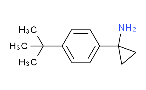 CAS No. 1096856-98-2, 1-[4-(tert-Butyl)phenyl]cyclopropanamine