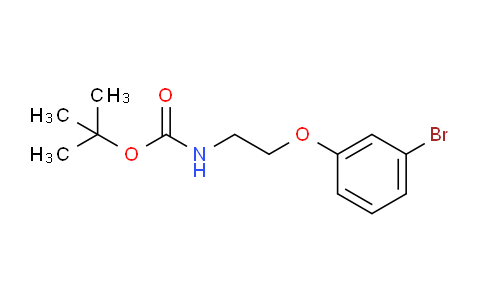 CAS No. 1098107-26-6, N-Boc-2-(3-bromophenoxy)ethylamine