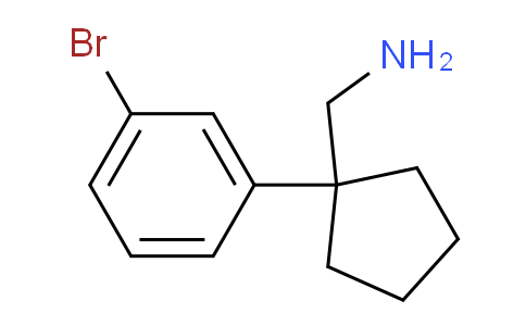 CAS No. 1098349-33-7, 1-(3-Bromophenyl)cyclopentanemethanamine
