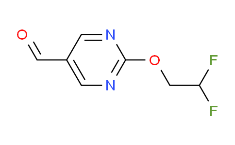 CAS No. 1565712-50-6, 2-(2,2-Difluoroethoxy)pyrimidine-5-carbaldehyde