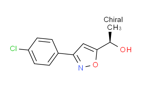 CAS No. 1565845-64-8, (R)-1-(3-(4-Chlorophenyl)isoxazol-5-yl)ethanol