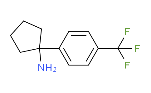 CAS No. 160001-93-4, 1-[4-(Trifluoromethyl)phenyl]cyclopentanamine