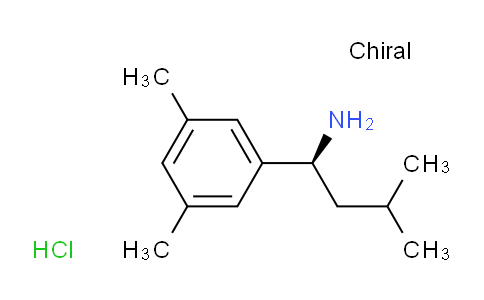 CAS No. 1228093-32-0, (S)-1-(3,5-DIMETHYLPHENYL)-3-METHYLBUTAN-1-AMINE HCL