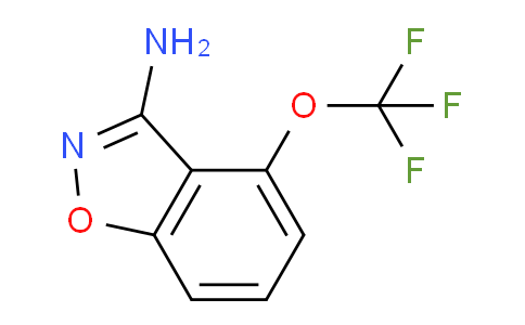 CAS No. 1228574-43-3, 4-(Trifluoromethoxy)benzo[d]isoxazol-3-amine