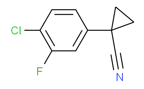 CAS No. 1265476-80-9, 1-(4-Chloro-3-fluorophenyl)cyclopropanecarbonitrile