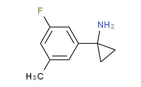 CAS No. 1266144-29-9, 1-(3-Fluoro-5-methylphenyl)cyclopropanamine
