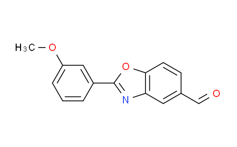 CAS No. 1267037-04-6, 2-(3-Methoxyphenyl)benzo[d]oxazole-5-carbaldehyde