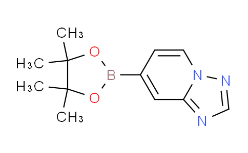 CAS No. 1210048-18-2, 7-(4,4,5,5-tetramethyl-1,3,2-dioxaborolan-2-yl)-[1,2,4]triazolo[1,5-a]pyridine