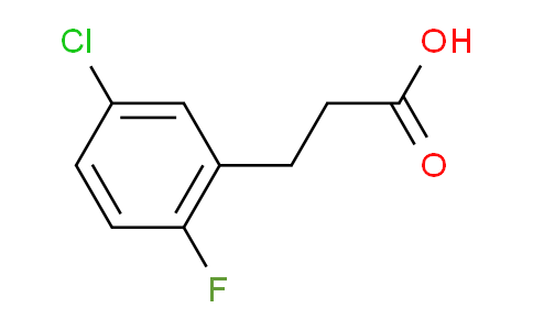 CAS No. 135832-52-9, 3-(5-Chloro-2-fluorophenyl)propanoic acid