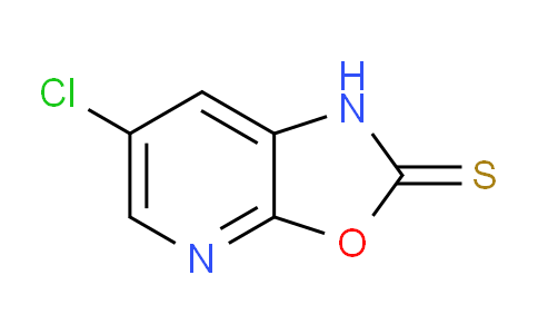 CAS No. 1206716-59-7, 6-Chlorooxazolo[5,4-b]pyridine-2(1H)-thione