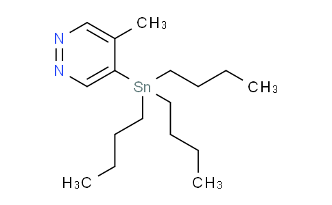 CAS No. 1206830-76-3, 4-Methyl-5-(tributylstannyl)pyridazine