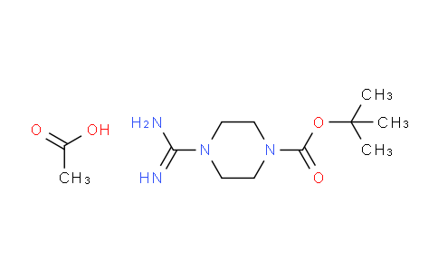 CAS No. 1208081-93-9, tert-Butyl 4-carbamimidoylpiperazine-1-carboxylate acetate