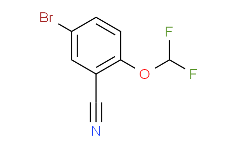 CAS No. 1261859-60-2, 5-Bromo-2-(difluoromethoxy)benzonitrile