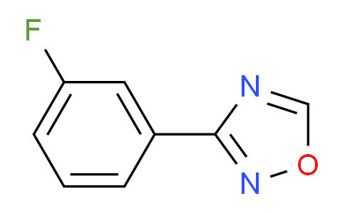 CAS No. 1262412-46-3, 3-(3-Fluorophenyl)-1,2,4-oxadiazole