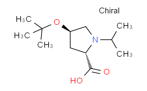 CAS No. 1263078-31-4, (2S,4R)-4-TERT-BUTOXY-1-ISOPROPYLPROLINE