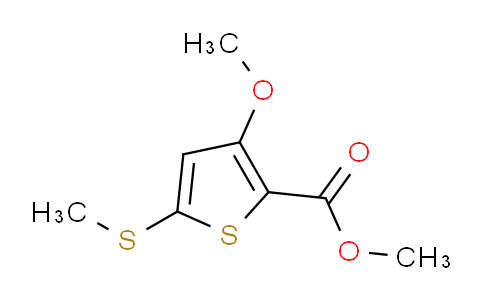 CAS No. 104386-69-8, Methyl 3-methoxy-5-(methylthio)thiophene-2-carboxylate
