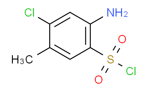CAS No. 104613-64-1, 2-Amino-4-chloro-5-methylbenzene-1-sulfonyl chloride