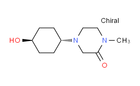 CAS No. 1046452-53-2, 4-(trans-4-Hydroxycyclohexyl)-1-methylpiperazin-2-one