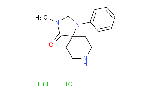 CAS No. 1047655-39-9, 3-Methyl-1-phenyl-1,3,8-triazaspiro[4.5]decan-4-one dihydrochloride