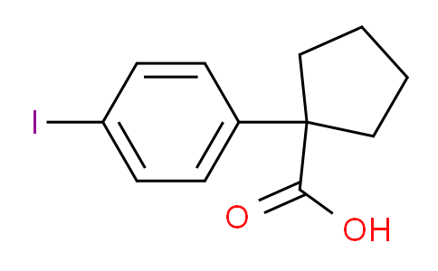 CAS No. 135569-28-7, 1-(4-Iodophenyl)cyclopentanecarboxylic Acid