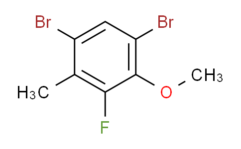 CAS No. 1357103-67-3, 1,5-Dibromo-3-fluoro-2-methoxy-4-methylbenzene