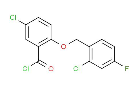 CAS No. 1160260-39-8, 5-Chloro-2-((2-chloro-4-fluorobenzyl)oxy)benzoyl chloride