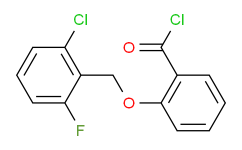 CAS No. 1160260-57-0, 2-((2-Chloro-6-fluorobenzyl)oxy)benzoyl chloride