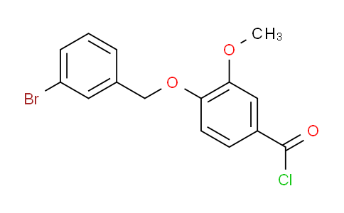 CAS No. 1160260-66-1, 4-((3-Bromobenzyl)oxy)-3-methoxybenzoyl chloride