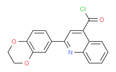 CAS No. 1160260-77-4, 2-(2,3-Dihydrobenzo[b][1,4]dioxin-6-yl)quinoline-4-carbonyl chloride