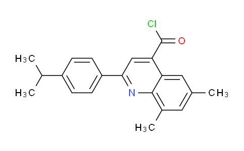 CAS No. 1160262-70-3, 2-(4-Isopropylphenyl)-6,8-dimethylquinoline-4-carbonyl chloride
