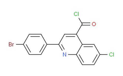 CAS No. 1160263-28-4, 2-(4-Bromophenyl)-6-chloroquinoline-4-carbonyl chloride