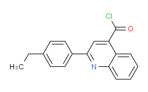 CAS No. 1160264-62-9, 2-(4-Ethylphenyl)quinoline-4-carbonyl chloride