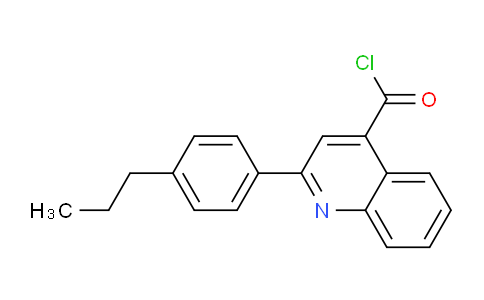 CAS No. 1160264-65-2, 2-(4-Propylphenyl)quinoline-4-carbonyl chloride