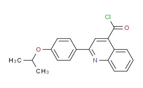 CAS No. 1160264-81-2, 2-(4-Isopropoxyphenyl)quinoline-4-carbonyl chloride