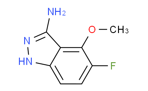 CAS No. 1240518-48-2, 5-Fluoro-4-methoxy-1H-indazol-3-amine