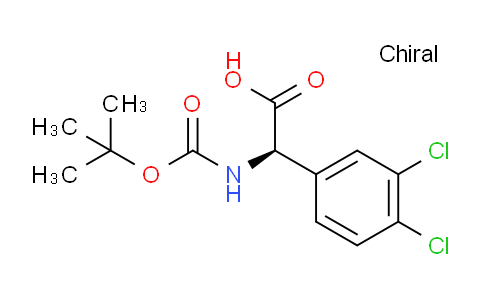 CAS No. 1241683-86-2, (R)-2-(BOC-AMINO)-2-(3,4-DICHLOROPHENYL)ACETIC ACID
