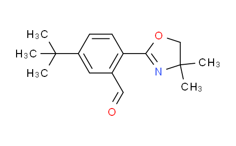 CAS No. 1242157-07-8, 5-(tert-Butyl)-2-(4,4-dimethyl-4,5-dihydrooxazol-2-yl)benzaldehyde