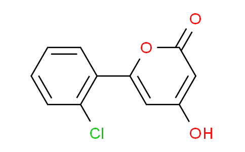 CAS No. 1029437-33-9, 6-(2-Chlorophenyl)-4-hydroxy-2H-pyran-2-one
