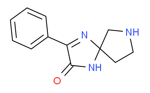 CAS No. 1708428-09-4, 3-Phenyl-1,4,7-triazaspiro[4.4]non-3-en-2-one