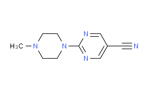 CAS No. 1710203-01-2, 2-(4-Methyl-1-piperazinyl)pyrimidine-5-carbonitrile