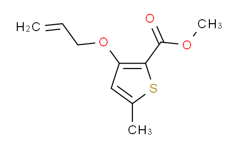 CAS No. 1710661-38-3, Methyl 3-(allyloxy)-5-methylthiophene-2-carboxylate