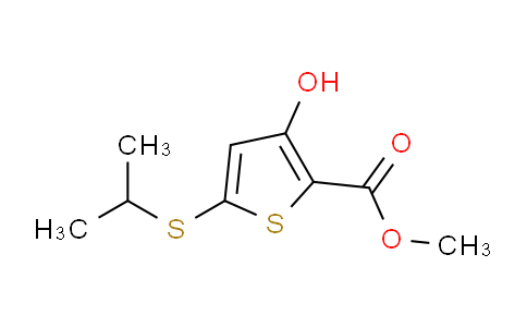 CAS No. 1710661-41-8, Methyl 3-hydroxy-5-(isopropylthio)thiophene-2-carboxylate