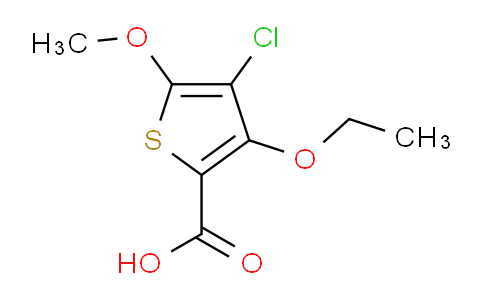 MC809721 | 1710661-44-1 | 4-Chloro-3-ethoxy-5-methoxythiophene-2-carboxylic acid