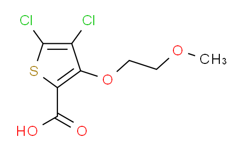 CAS No. 1710661-45-2, 4,5-Dichloro-3-(2-methoxyethoxy)thiophene-2-carboxylic acid