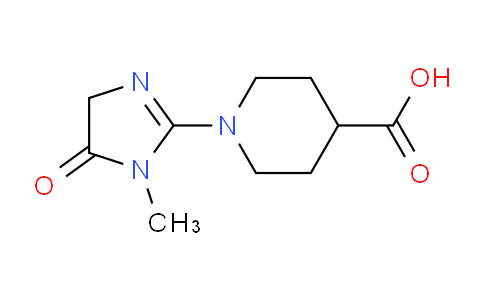 CAS No. 1710845-72-9, 1-(1-Methyl-5-oxo-4,5-dihydro-1H-imidazol-2-yl)piperidine-4-carboxylic acid