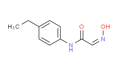 CAS No. 17122-70-2, (Z)-N-(4-Ethylphenyl)-2-(hydroxyimino)acetamide